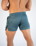 Workout Running Grid quick-drying compression Shorts