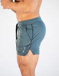 Workout Running Grid quick-drying compression Shorts