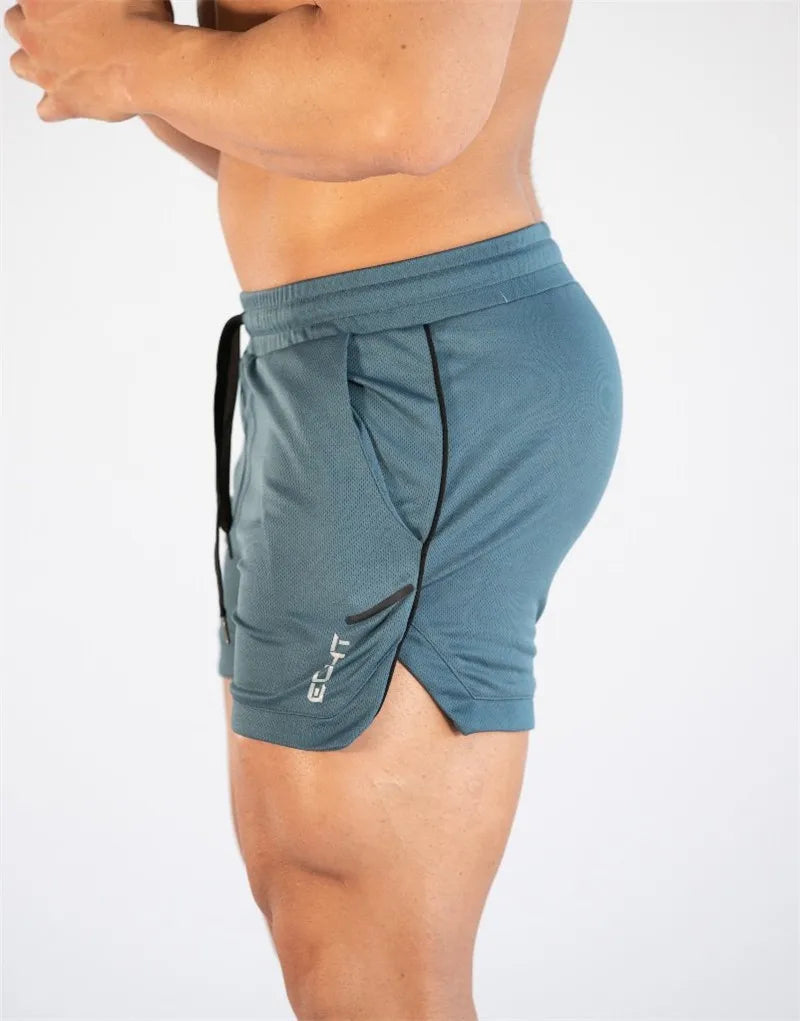 Workout Running Grid quick-drying compression Shorts