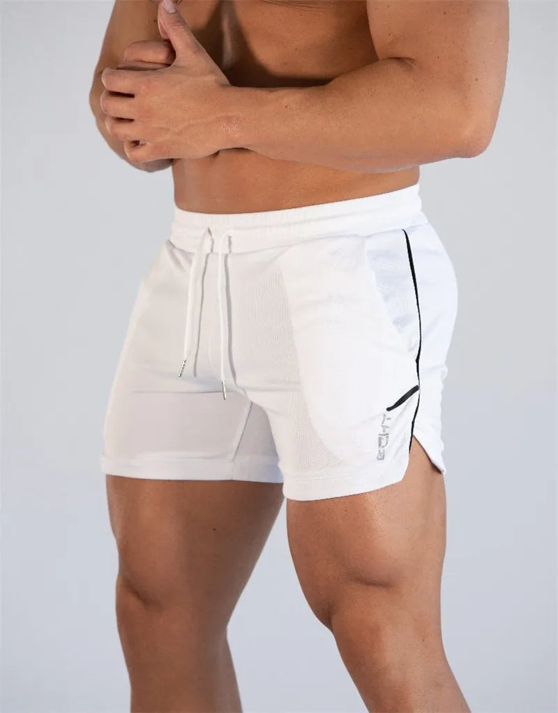 Workout Running Grid quick-drying compression Shorts