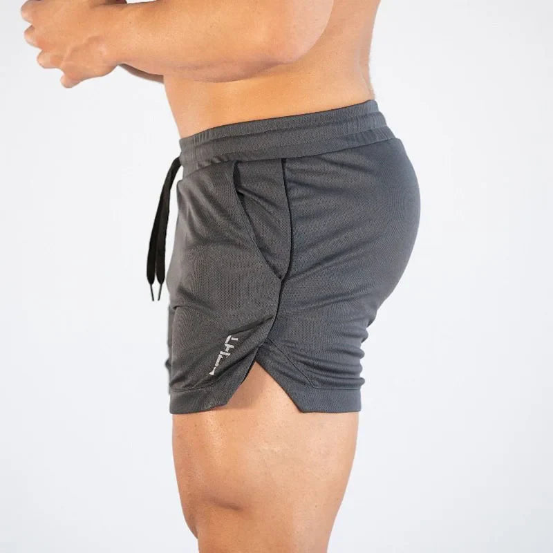Workout Running Grid quick-drying compression Shorts