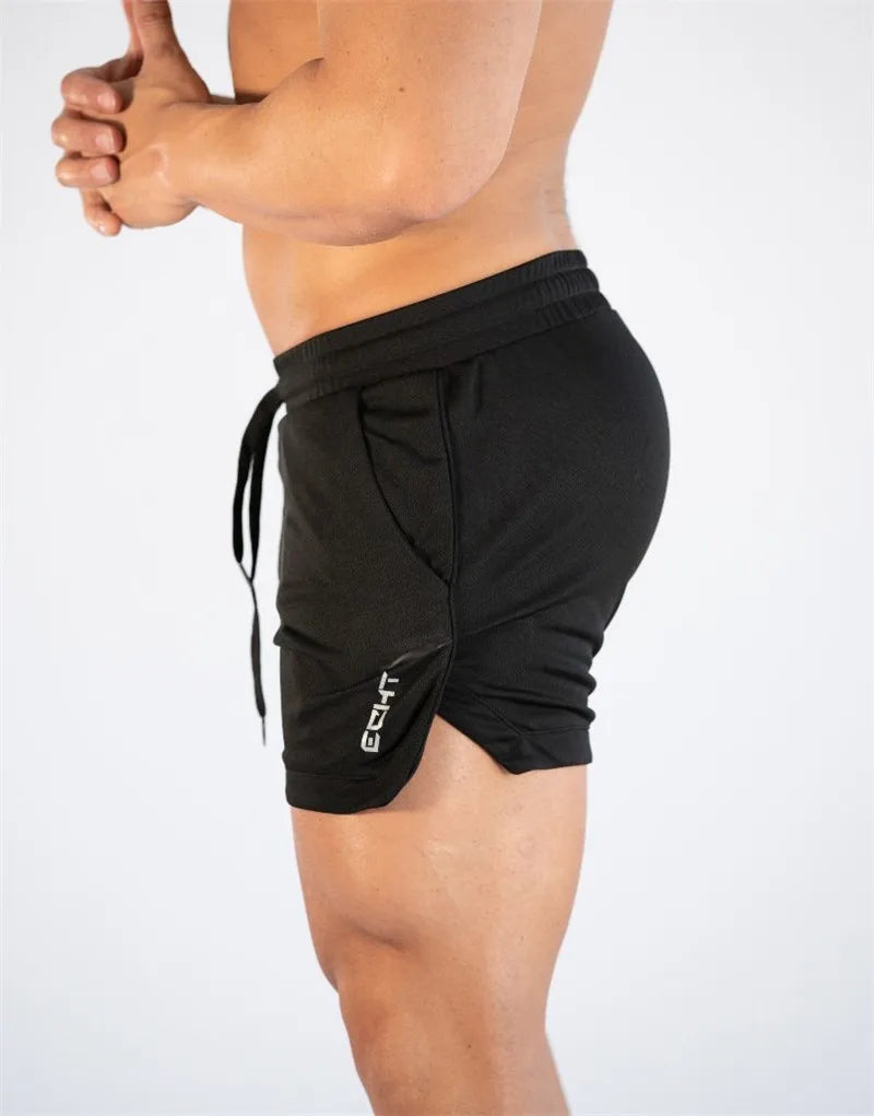 Workout Running Grid quick-drying compression Shorts