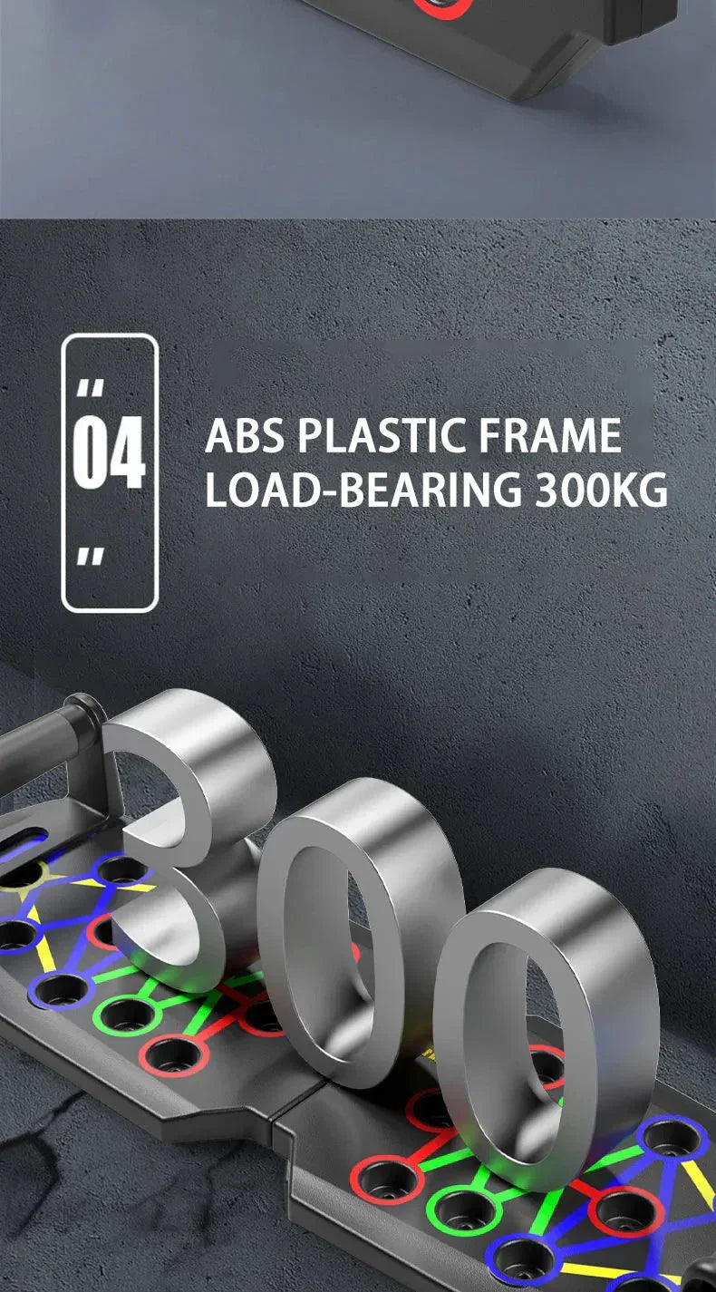 Push-up Board Set With Handles Foldable Fitness Equipment