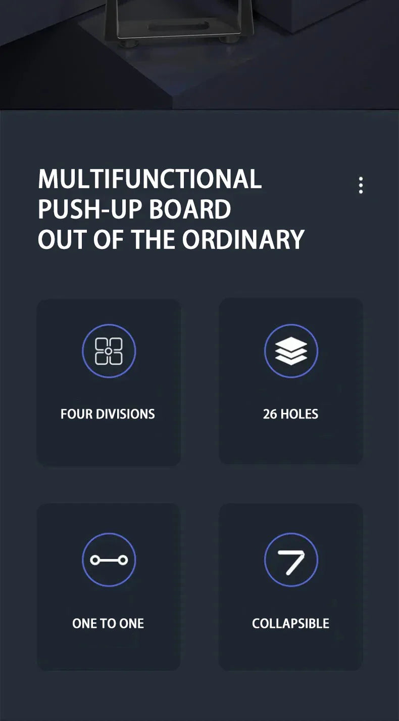 Push-up Board Set With Handles Foldable Fitness Equipment