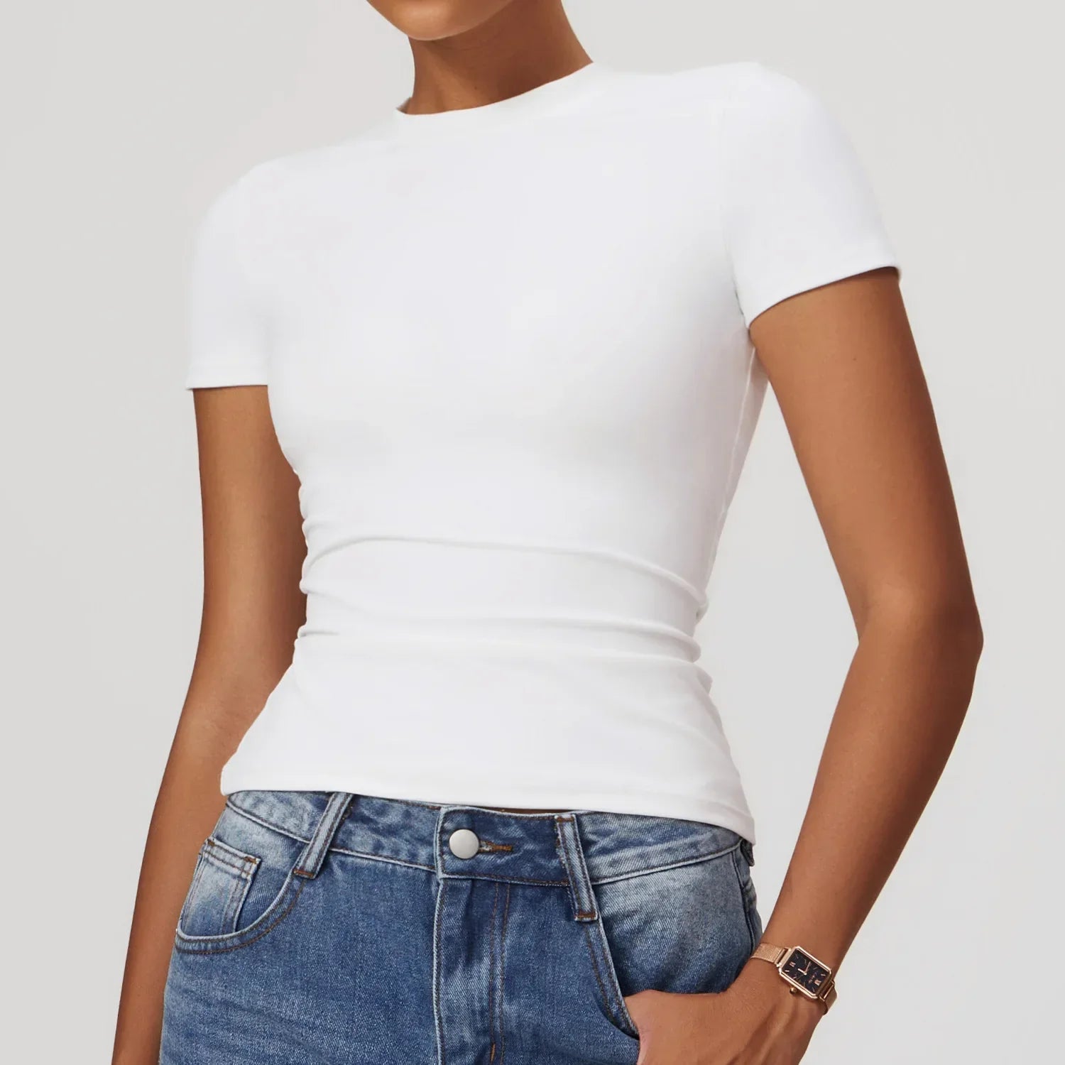 Short Sleeve Round Neck