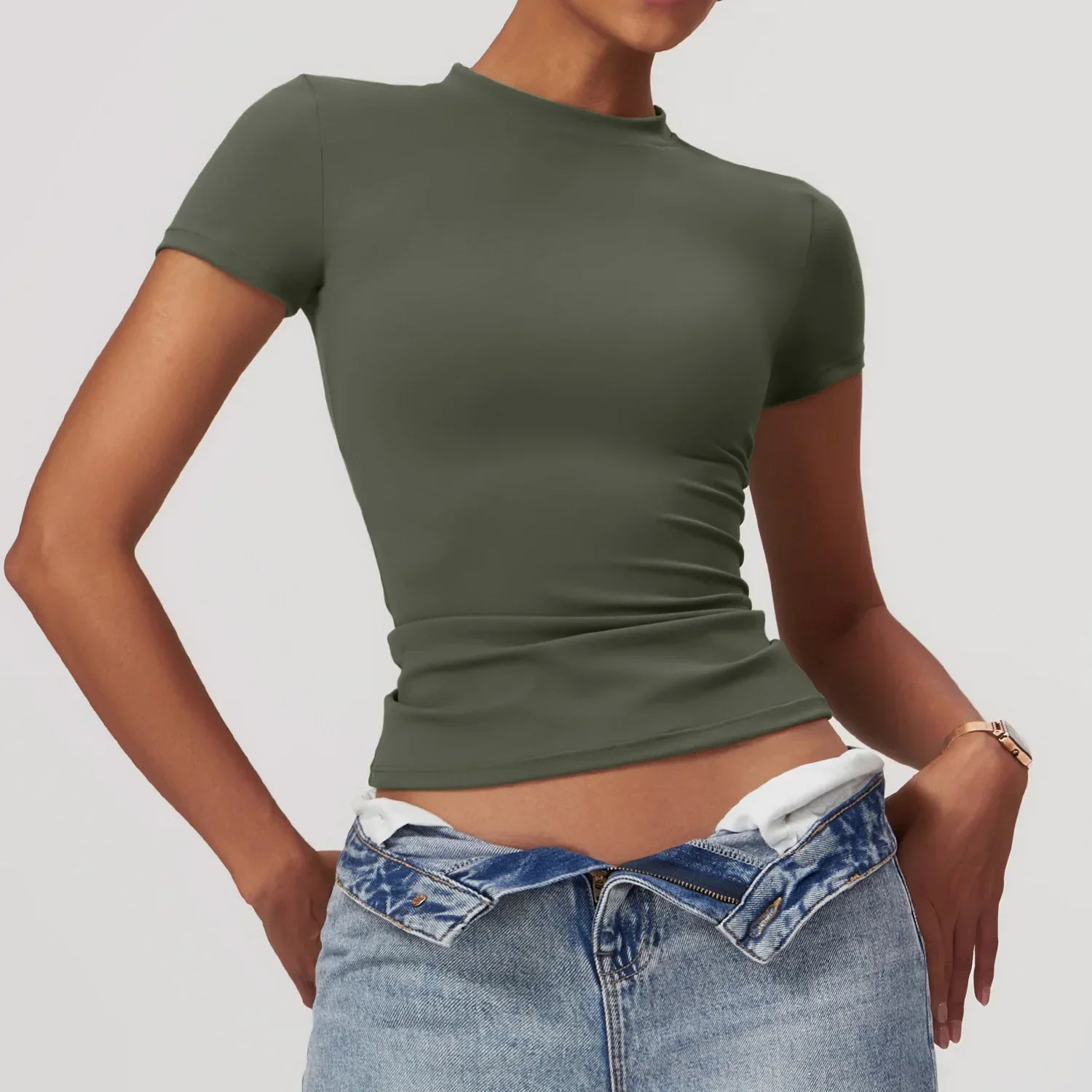 Short Sleeve Round Neck